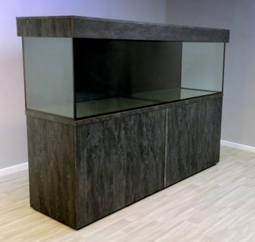 Large Fish Tank and Cabinet, cover. 7 x 2 x 2 ft Aquarium, metal stand and lid
