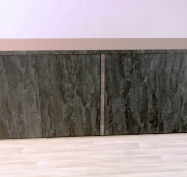 Metal frame cabinet 7 x 2 ft  ( 213 x 61 cm)