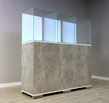 CUBE White, 3 cube fish tank and  cabinet