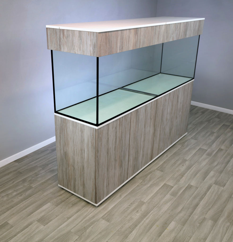 Large Fish Tank and Cabinet Cover 200 x 60 x 50 cm Aquarium and glossy cabinet - Image 2