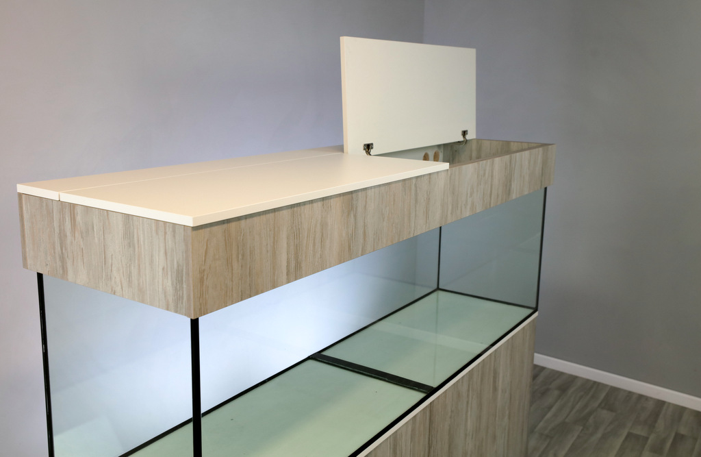 Large Fish Tank and Cabinet Cover 200 x 60 x 50 cm Aquarium and glossy cabinet - Image 4
