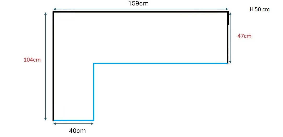 AQUARIUM made to order L shape fish tank - Image 6