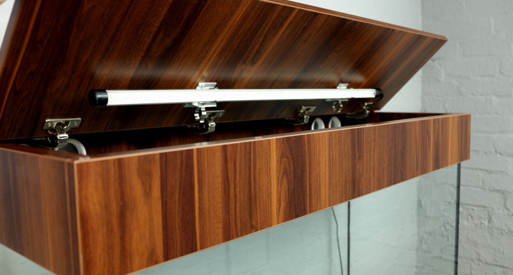 AQUARIUM 120 x 60 x 40 cm Fish tank, Cabinet and Lid - Image 6